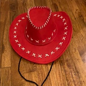 Red cowboy hat